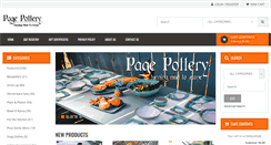 Desktop Screenshot of pagepottery.com
